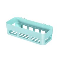 卫生间置物架免打孔浴室洗手间吸壁壁挂三角架厕所厨房收纳架墙上|北欧绿 三角(2个装)