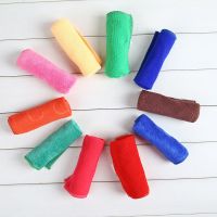 比纯棉吸水毛巾理发店美容院包头巾足疗汗蒸家政保洁毛巾|颜色搭配 [十条超厚30*30]