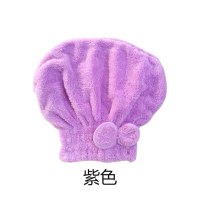干发帽女干发神器洗擦头发吸水速干长发毛巾加厚包头巾的浴帽|浅紫
