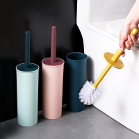 马桶刷无死角卫生间清洁刷软毛坐便器清洁刷子落地带盖厕所刷套装