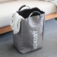 手提大号北欧脏衣服收纳篮脏衣袋折叠防潮加厚大包脏衣篓收纳筐