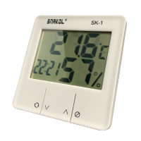snkol高精度电子数字干湿温度计室内温湿度计家用台式温度表闹钟|新款SK-1