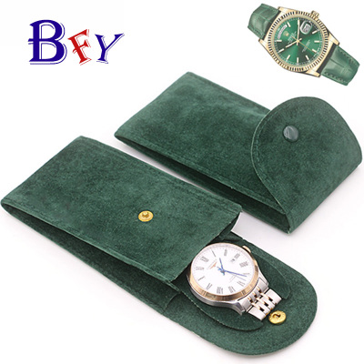 新款绿鬼手表袋腕表袋绒布手表收纳袋收纳包旅行表袋手表袋保护袋