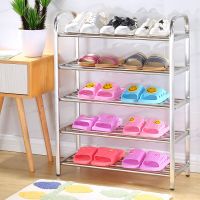 不锈钢鞋架简易家用鞋架子经济型多层收纳鞋柜子宿舍寝室防尘鞋架