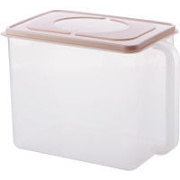 密封带盖冰箱保鲜盒 厨房食品收纳盒带手柄面条杂粮储物盒