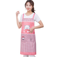 厨房围裙女韩版时尚家用做饭围腰背带成人可爱男士工作服上班罩衣