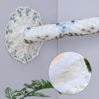 空调管装饰保护套遮挡美观卧室遮丑盖布艺防尘罩空调管套包管|苏蔓蓝 洞贴+50厘米管套