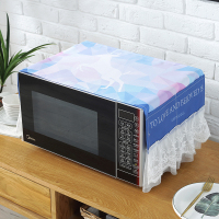 北欧微波炉防水防尘盖布烤箱盖巾厨房防油格兰仕微波炉罩通用|白鹿 上下门/单开门冰箱罩