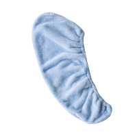 干发帽女吸水速干成人长发加厚包头毛巾女网红浴帽擦头发神器|半圆形蓝色[加厚/双扣/可调节]