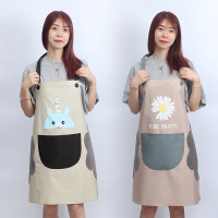 家用厨房围裙女防油可爱日系韩版公主防水裙子时尚小清新日式