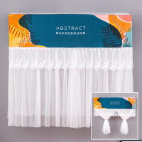 防直吹月子空调罩遮风板挡风帘挂式开机不取挡风防尘套罩套3p|双倍防直吹--莎蓝迪俐 空调1.5P长86cm送毛巾