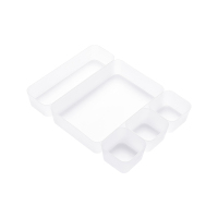 抽屉整理盒分格收纳盒分隔板自由组合厨房餐具柜子整理储物格