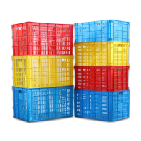 塑料周转筐长方形大号服装快递分拣筐加厚水果蔬菜框物收纳胶箱