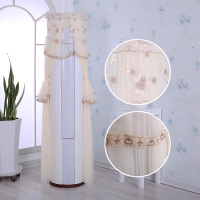 空调罩柜机圆形开机不取立式圆柱柜式客厅空调套防尘罩子|梅花香-咖 小天鹅/智炫/圆形