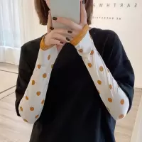 网红风波点薄款女防晒手袖冰丝袖套护臂袖子夏天袖防紫外线骑车冰