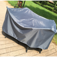 户外家具防尘罩子伞桌椅防雨遮阳灰防晒沙发套订做设备防水布|灰色 常规伞罩宽60*高190