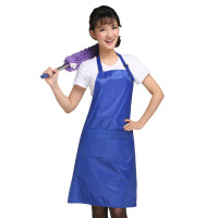 厨房家用厨师防水防油长围裙logo时尚成人洗车水产工作服男女
