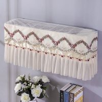 1.5p匹奥克斯空调罩挂机防尘罩开机不取挂式送内胆|春蔓-红色 开机能用1.5-2P(长94cm内)送内胆包两件元