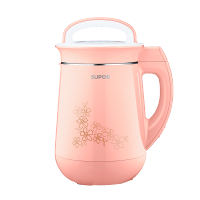 豆浆机家用全自动免煮小型破壁免过滤多功能旗舰店|粉红色