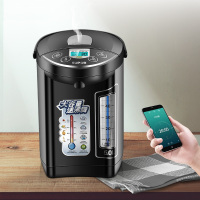 电热水瓶家用保温智能恒温大容量烧水电水壶一体304不锈钢|黑色