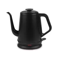 长嘴泡茶功夫茶烧水家用北欧日系自动宾馆热水酒店开水电热壶细嘴|304#黑色热水壶