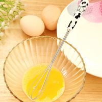 手动打蛋器迷你家用打蛋棒可爱打发器不锈钢搅蛋器多功能搅拌棒鸡I5|奶牛花纹