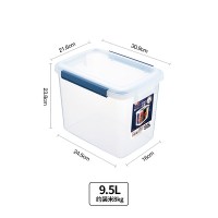 面粉储存罐家用密封米箱防潮面粉桶收纳罐米面收纳箱G1|9.5L(约装9.5斤面粉、15斤大米)