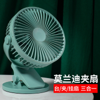 usb小风扇迷你学生宿舍办公室桌面可充电风扇床上挂墙静音夹子随身力婴儿车电动便携式小型手持台式扇Y8