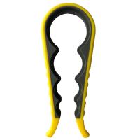 开罐器手动罐头刀 多功能开瓶神器 四合一拧盖器开盖旋盖起子省力Z7|黄色新款加厚