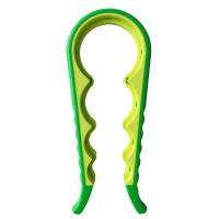 开罐器手动罐头刀 多功能开瓶神器 四合一拧盖器开盖旋盖起子省力Z7|绿色新款加厚