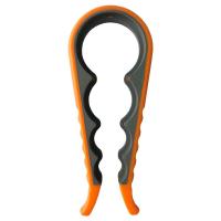 开罐器手动罐头刀 多功能开瓶神器 四合一拧盖器开盖旋盖起子省力Z7|桔红色新款加厚