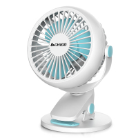 车载小风扇usb供电学生办公桌小电扇插电桌面便携静音办公室充电手持婴儿车床上夹式力电风扇D0