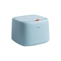 家用密封防潮防虫20斤装加厚收纳米缸面粉储米箱带盖小号N4|浅蓝