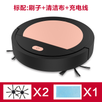 扫地机器人家用全自动智能懒人拖地机擦地三合一体薄吸尘器静音Q6|黑色升级版