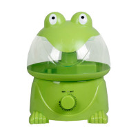 器家用静音卧室办公室孕妇婴儿空气净化器大雾量粉猪青蛙A8|青蛙（十包除垢剂）