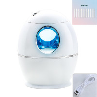 器家用静音大容量雾量办公室空气香薰净化孕妇婴儿喷雾K7|白色小新+11根棉棒送数据线