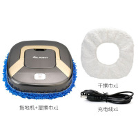 懒人扫地机器人智能全自动家用静音拖地擦地洗地机干湿扫拖一体机T5|深灰色(干湿二块拖布)智能升级版
