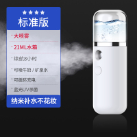 usb器补水喷雾仪大雾量小型便携式宿舍学生迷你可爱脸部保湿Z2|标准版-白(可装爽肤水/牛奶/大喷雾).