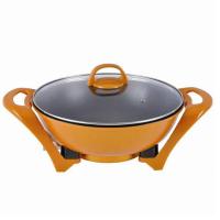 家用多功能电炒菜锅不粘锅大容量加厚料理火锅元宝一体蒸锅H4|不带蒸笼单管32cm元宝锅