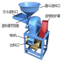 玉米粉碎机中药材磨粉机干湿辣椒机饲料破碎机家用商用黄豆粉碎机Q3|21型粉碎机+3.5kw电机