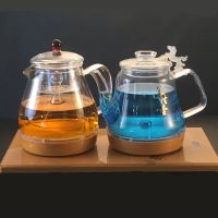 全自动烧水壶自动加水上水电热水壶加厚玻璃茶炉家用保温茶具煮茶T5|蒸茶煮茶烧水壶(带蓝光)