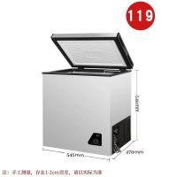 小冰柜家用冷藏冷冻小冰箱保鲜柜商用冷柜双温速冻迷你小冷柜特价N3|119迷你款(一个人用)