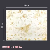 三明治包装纸烘焙吸油防油隔油纸面包垫盘托盘纸汉堡包油炸小吃纸K1|38X28法式巴黎-500张