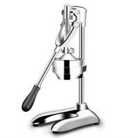 手动榨汁机商用不锈钢橙子压榨机挤水果炸石榴汁器果汁机家用压汁|不锈钢榨汁机送榨汁袋3个加夹子