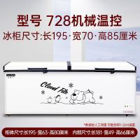 铜管智能大冰柜商用大容量家用速冻卧式单双温节能冷藏冷冻雪糕柜E3|728单温(机械无数显) 镀锌管