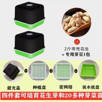 花生芽发芽神器水培花生芽种植专用盘豆苗育苗箱种子籽机豆芽菜罐|四件套2个+2斤花生+豆子1包