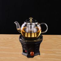 电茶炉煮茶器玻璃电烧茶壶电热烧水壶陶瓷养生壶功夫泡茶壶|700毫升圆球壶+八角陶然炉