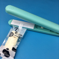 手压式小型家用迷你便携牛轧糖封口机零食酥包装袋塑封机W2|平板蓝色