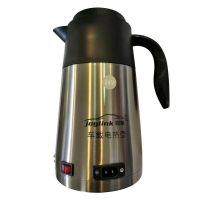 12v24v车载电热水壶304不锈钢大容量汽货车电烧水杯保温G6|24V水壶限流车+5米电瓶线