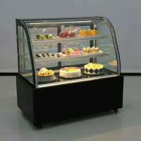 西点柜蛋糕展示柜奶茶店保鲜柜水果慕斯冷藏柜面包西点柜甜品冰柜S8|圆弧后开门/保鲜 1.8米